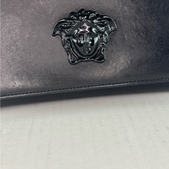 Versace Black and Gold Crossbody Bag with Medusa Logo - Picture 3 of 15